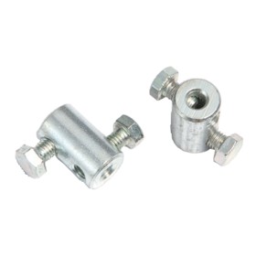 Morsetto zincato 2 viti laterali mm.4,5(pezzi 4)