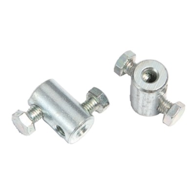 Morsetto zincato 2 viti laterali mm.4,5(pezzi 4)