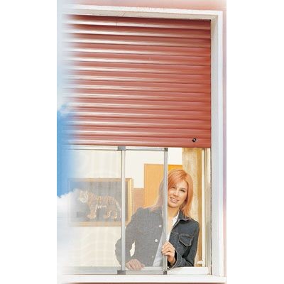 Zanzariera estensibile con spazzolino 70x100 alluminio