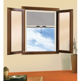 Zanzariera mini frizionata 80x170 ral1013 art.effe 210745n