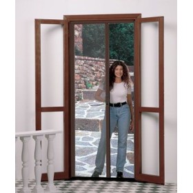 Zanzariera moscow orizzontale 250x160 marrone