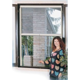 Zanzariera moscow verticale 80x170 marrone