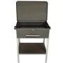 Barbecue azalea con coperchio cm.40x60 con graticola