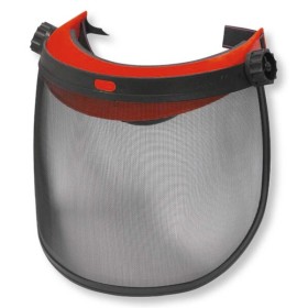 Visiera protettiva con schermo in rete