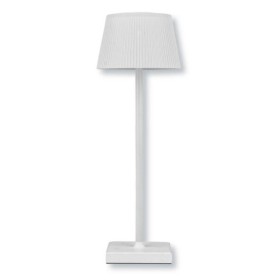 Lampada da tavolo ricaricabile Kate metallo bianco