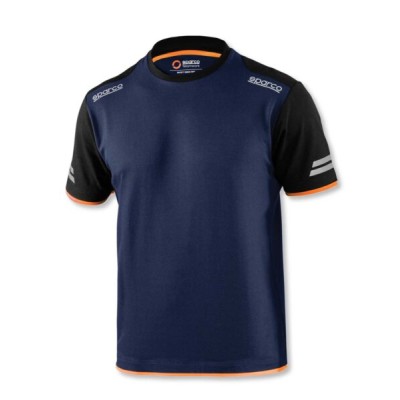 T-shirt Sparco Blu/Arancio TG.S