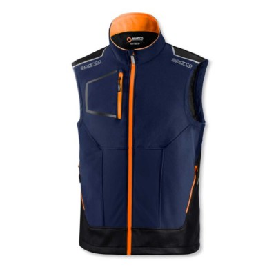 Gilet Sparco Illinois Blu/Arancio TG.M