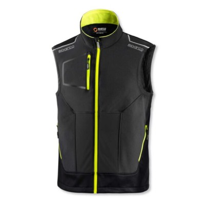 Gilet Sparco Illinois Grigio/Giallo TG.S