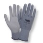 Guanti poliestere/nitrile grigio areato tg.9 - L