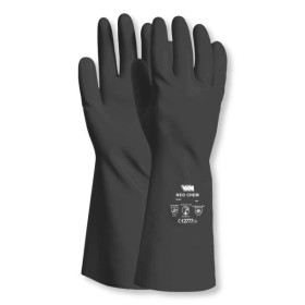 Guanti neoprene felpati neri riutilizzabili tg. l