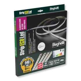 Strip Led Eco 1m 230v 6W IP65 3K 540 Lm