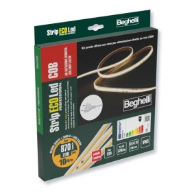 Strip Led COB 1m 230v 10W IP65 3K 870 Lm