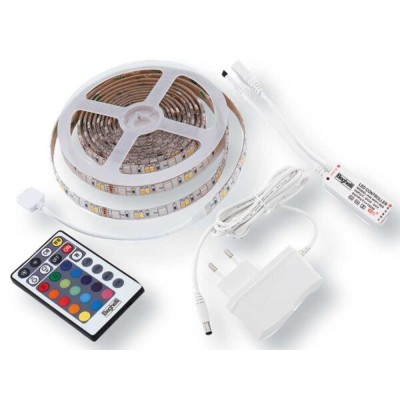 Strip Led RGB + WCCT 230v 24W IP44 2540Lm 2 metri