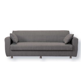 Divano letto symphony 3 posti grigio medio 57