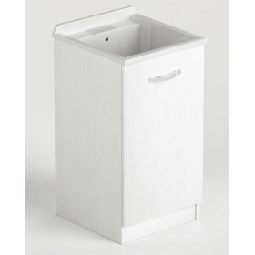 Lavatoio da 47 in kit bianco frassinato Laundry