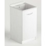 Lavatoio da 47 in kit bianco frassinato Laundry