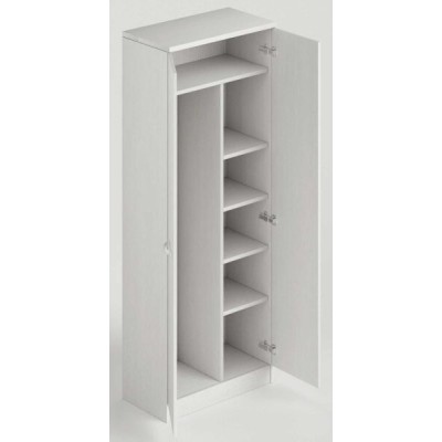 Armadio portascope bianco frassinato Laundry