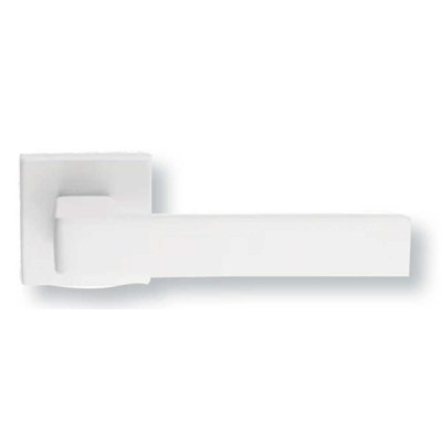 Maniglia capri alluminio foro yale bianco satinato