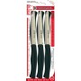 Coltelli da tavola set da 6 pezzi nitro steel linea professional nero