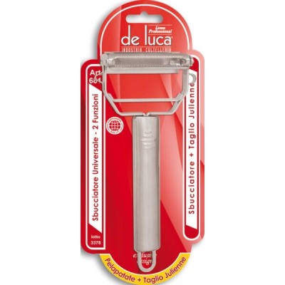 Sbucciatore universale+taglio Julienne lame acciaio inox microdentate