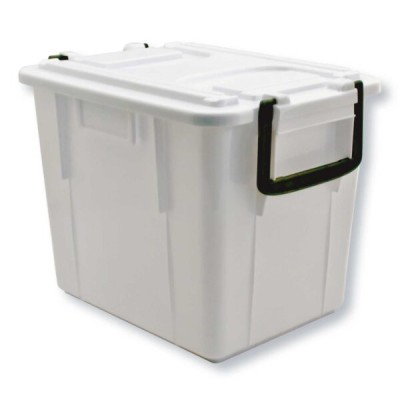 Cassa food box impilabile e sovrapp.c/coperchio 38x30x28 l.20 bianco
