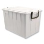 Cassa food box impilabile e sovrapp.c/coperchio 58x38x38 l.60 bianco