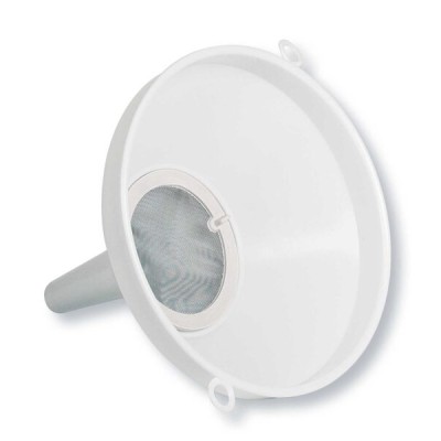 Imbuto pp.con portafiltro d.35 bianco( filtro non compreso )
