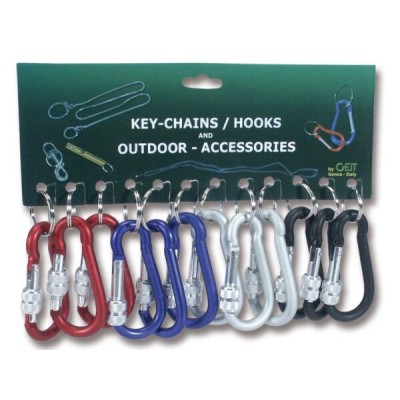 Cartella 12 ganci 8-Shape G Lock misura 8 colori assortiti
