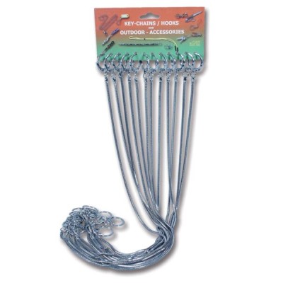 Cartella 12 catene Ch-Snake cm 50 2 ganci cromo