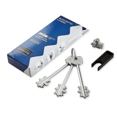Blocchetto Dierre conf.3 chiavi mm.116