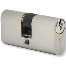 Cilindro profilo ovale in ottone nichelato Wally