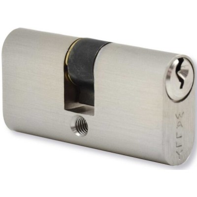 Cilindro profilo ovale in ottone nichelato Wally