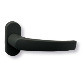 Maniglia DK per infissi in alluminio nero