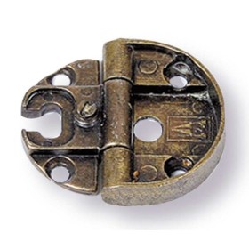 Cerniera per porte in luce d.35 bronzata