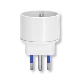 Adattatore 1 Via 10A Schuko Bianco