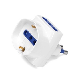 Adattatore 3 Vie 16A Bianco