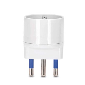 Adattatore 1 Via 16A Schuko Bianco