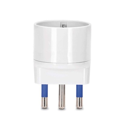 Adattatore 1 Via 16A Schuko Bianco
