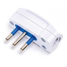 Spina 10A 250V SPA11 Bianco