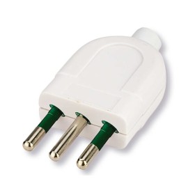 Spina 10A 250V S11 Bianco