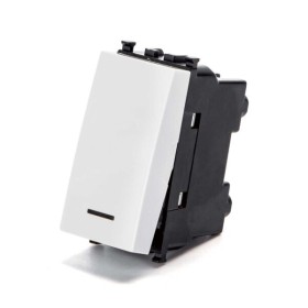 Interruttore Unipolare bianco Serie Plana