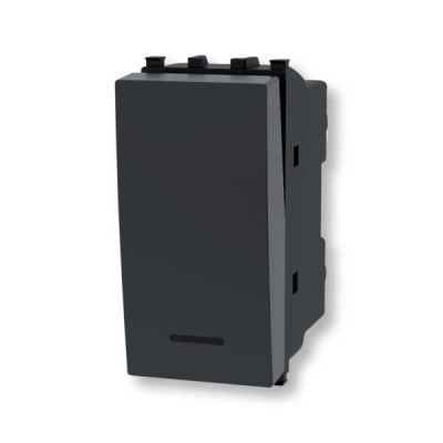 Deviatore nero Serie Plana