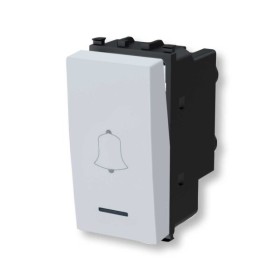 Pulsante Campanello bianco Serie Plana
