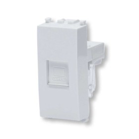 Presa Ethernet bianco Serie Plana