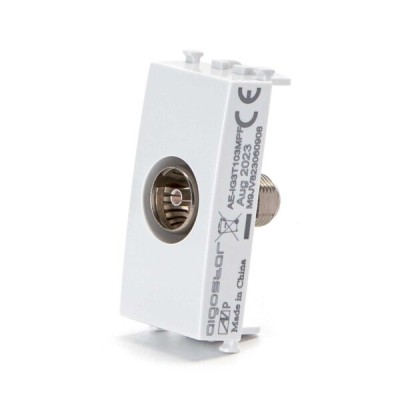 Presa antenna TV (femmina) bianco Serie Plana