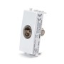 Presa antenna TV (femmina) bianco Serie Plana
