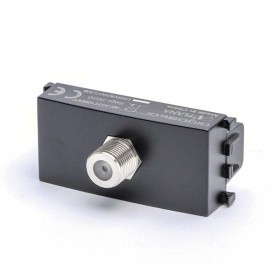 Presa Satellitare nero Serie Plana