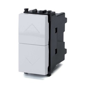Interruttore tapparella bianco Serie Plana