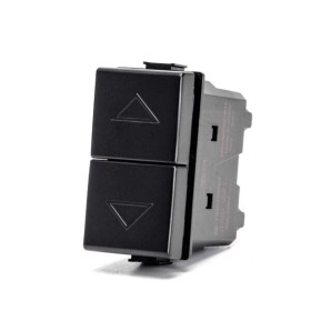 Interruttore Tapparella nero Serie Matix