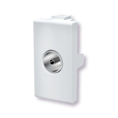 Presa antenna TV (femmina) bianco Serie Matix